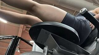 hey wanna see us crazy teens fucking hard in the gym fingering to wild orgasms?