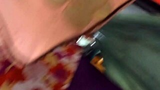 Candid Big Ass Amateur Caught Bending Over on Public Bus