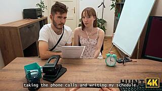 Hunt4k. Cute Czech Strips Teases Then Fucks for Job Offer