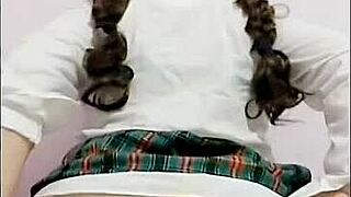 student soaks panties after school orgasm