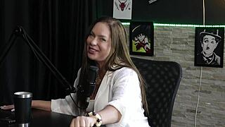 francis simas and thay carioca tease in sheer red interview part 3