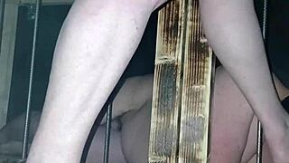 oh god maitresse kantalis locked in club cage carcan bdsm humiliation tonight!!