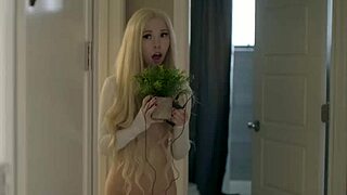 big cock destroys petite blonde kenzie reeves' clit in doggystyle pounding