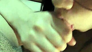 Girlfriend Flashes Panties Then Begs Boyfriend Cum After Handjob Birthday Oral?