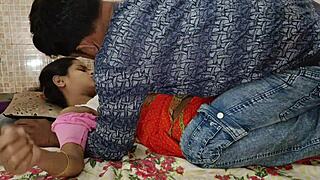 sexy bhabhi in saree gets romantically fucked deep by loving husband