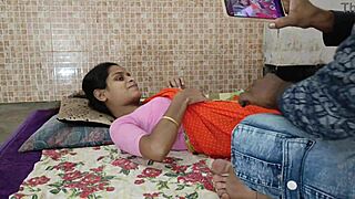 sexy bhabhi in saree gets romantically fucked deep by loving husband