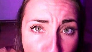 Busty Teen Slut Delivers Home BJ Before Wild Forest Facial Cumshot Explosion