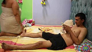 Colombian Chick Takes Hard Pussy Pounding and Cum Fillup