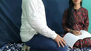 indian teacher tempts with steamy doggystyle hindi whispers