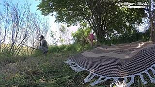 wanna see this brunette milf get blacked hard outdoors doggystyle to gaping orgasm?