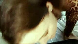 french milf deepthroats in red satin bodysuit black leather heels pov doggystyle rimming