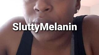 oh no this ebony milf deals with penis yeast infection mess