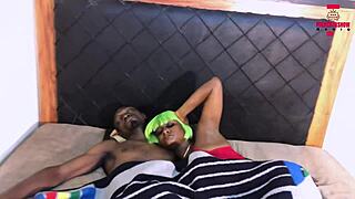 Naija Couple's Big Cock Ebony Curves Doggystyle Squirting Homemade Passion