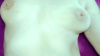 Get up close on amateur milf's bent over doggystyle pounding