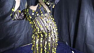 my lover makes me dance sexy before fucking me outdoors all night till morning