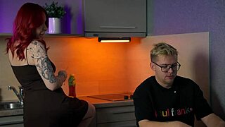 Step Mom Facesits After Banana Drop! Pounded Kitchen Ass Hard!