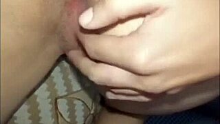 Best friend bends me over fucks doggystyle fingers ass at home