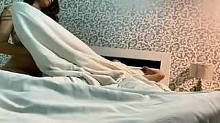 Stepdaughter Films Steamy Hotel Sex with Stepdad