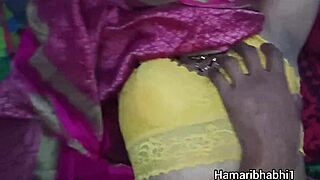 horny indian housewife in saree rides young cock pov hardcore homemade