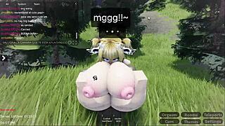 esta perra de roblox termina cojida en mi bosque