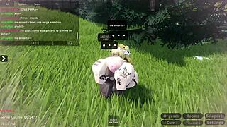 esta perra de roblox termina cojida en mi bosque