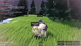 esta perra de roblox termina cojida en mi bosque