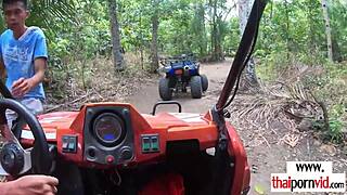 Dude licks then fucks amateur thai teen's fresh tight asian pussy yum 😋👅