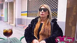 Carol in Lingerie and Stockings Revives Her Milf Skills Sucking Big Blonde European Cock