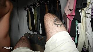 shh stepsis trapped in closet with me don't let mom hear us beca barbie