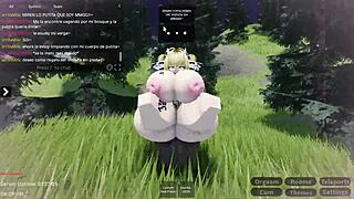 esta perra de roblox termina cojida en mi bosque