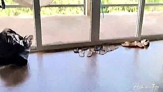 skinny asian fuck doll's holes stretched unreal with fisting and facials