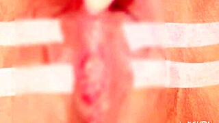 clit sucked hard bound squirting orgasm from toy massage