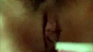 Watch this shy girlfriend shave her smooth pussy up close candid style