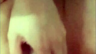 Watch this shy girlfriend shave her smooth pussy up close candid style