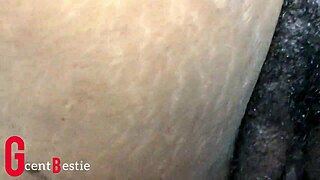 Muscular girlfriend moans missionary no-condom pounding orgasm country quickie