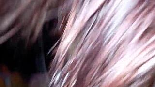 Prostitute redhead delivers tempting suck before the main latina action unfolds