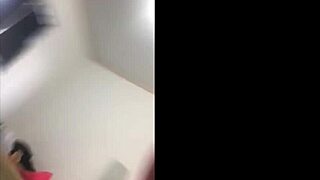 hidden cam catches curvy latina masturbating in men's bathroom