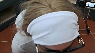 Milf in glasses gives pov deepthroat blowjob cum compilation preview.