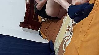 hot latina couple homemade ass worship huge booty lingerie neighbors