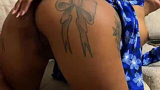 Busty Stepmom Leyne Rodriguez Teaches Stepsons Sex with Creampie