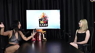 vivan lola and vitória beatriz tease in sheer red lingerie during outdoor brazilian casting interview part 2