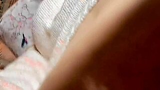 Curvy colombian babe in miniskirt masturbates showing off huge natural tits uncensored