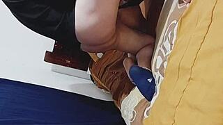 Ever wonder how this curvy latina neighbor milks every drop with her huge ass?