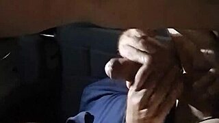 Paid hot big ass girl for car blowjob she swallows every drop