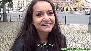 public euro neighbor slut blows loads tastes cum pov deep