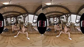 hey mom grabs her big tits and shaves smooth for fun