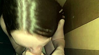 terrified stepdaughter hides in closet but stepdad's big cock fills her slobbery mouth