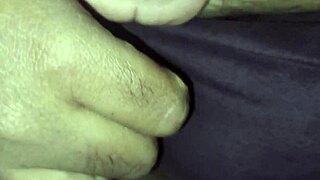Close Up Big Cock Peehole Foreskin Play Intense Slow Mo Cum