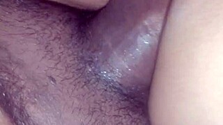 Petite Latina wife assfucked double penetration bareback BBC creampie anal