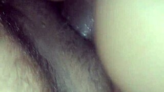 Petite Latina wife assfucked double penetration bareback BBC creampie anal